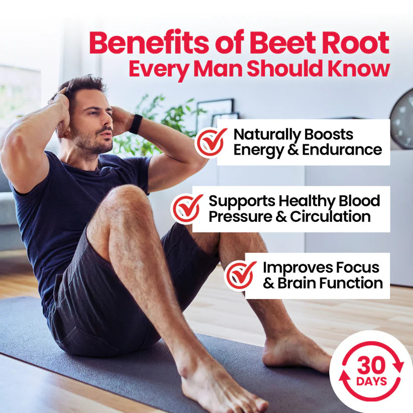 Natural Beet Root Powder — Boost Energy Support Blood Flow 