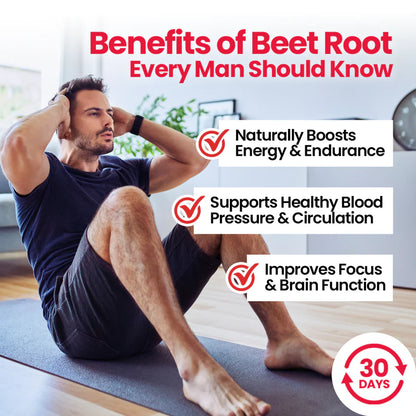 Natural Beet Root Powder — Boost Energy Support Blood Flow 