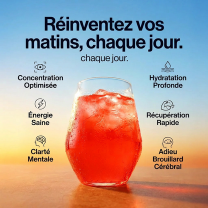 La première boisson au monde qui hydrate et répare les cellules cérébrales 